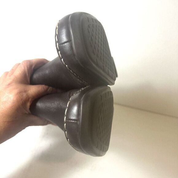 Naturalizer Ankle Bootie Womens 10B Brown Leather Pull On High Heel Casual Boots - Picture 7 of 12